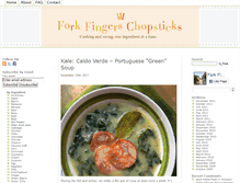 Tablet Screenshot of forkfingerschopsticks.com